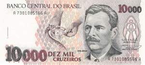 10000 Cruzeiros 1990